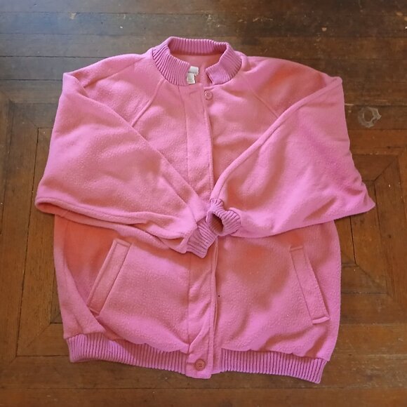 Lady Van  Heusen Pink Fleece Jacket - Size XL - Picture 4 of 5